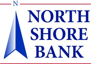North Shore Bank Logo, Stacked, Square